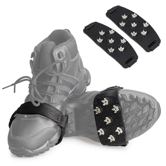 Hollevo™ Verstelbare ijsspikes voor schoenen en laarzen – 7 stalen punten