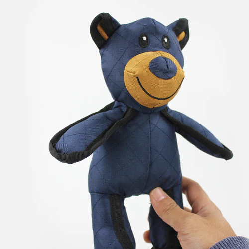 Hollevo™ Sterk pluche hondenspeeltje met piep voor fanatieke kauwers