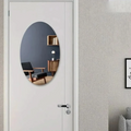 Hollevo™ Zelfklevende ovale spiegel van acryl – zonder boren te monteren