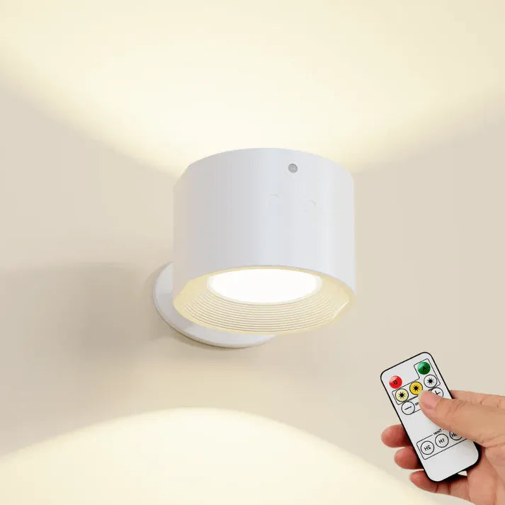 Oplaadbare led-wandlamp met magnetische voet die 360° draait