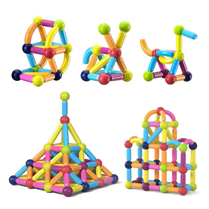 Magnetische bouwblokken voor creatief bouwen in 3D