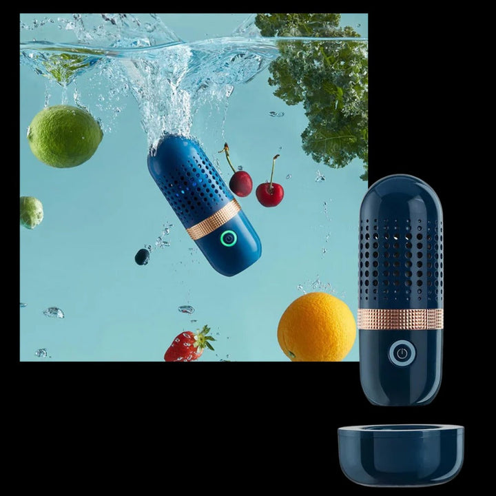 Hollevo™ Draadloze reiniger voor groente en fruit – draagbaar