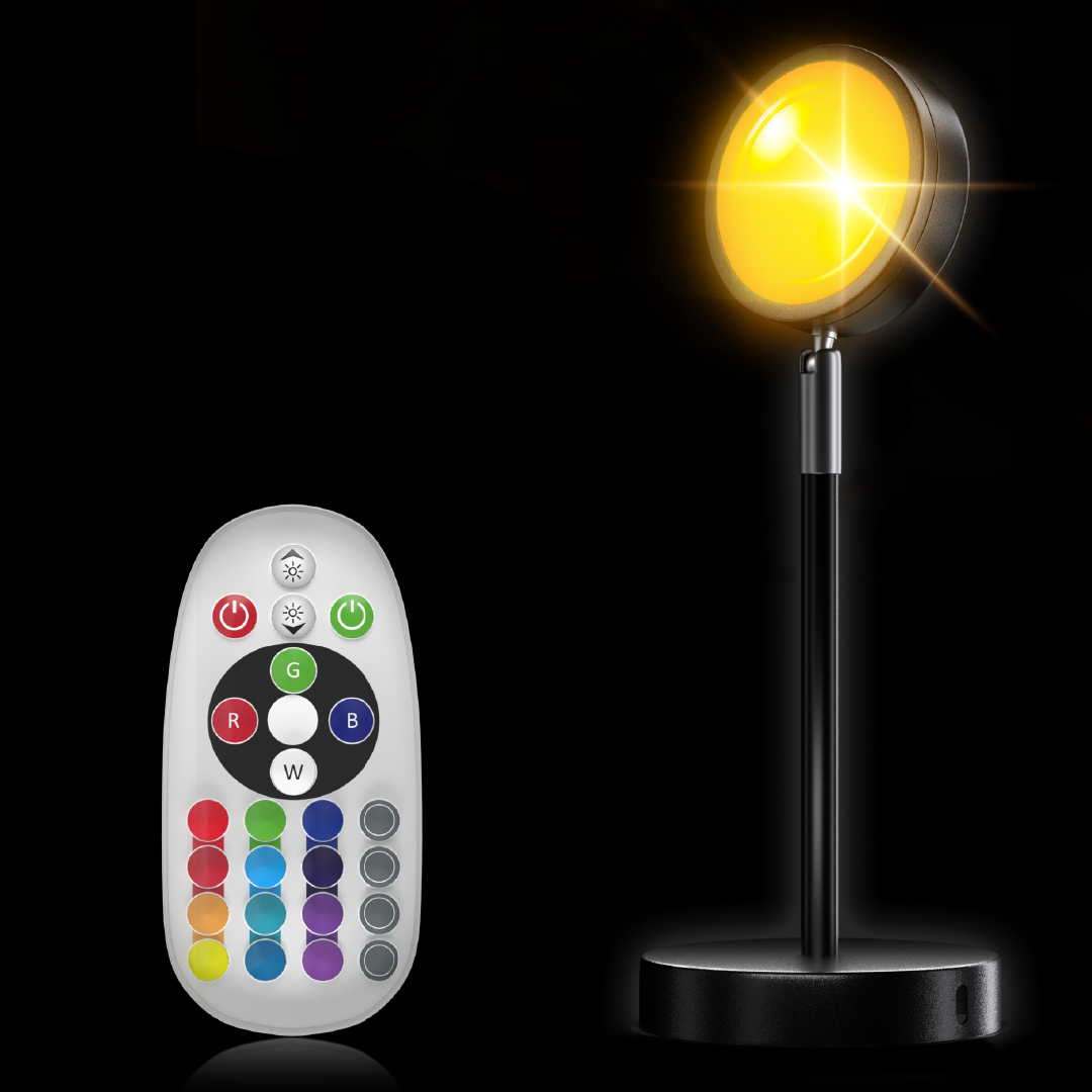 Slimme zonsondergang-lamp met app-bediening en miljoenen kleuren