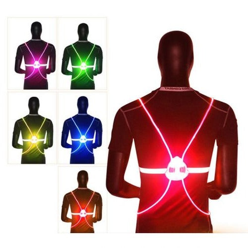 Reflecterend hardloopvest met led en 360° zichtbaarheid