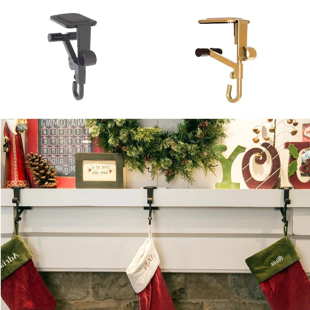 Hollevo™ Antislip 2-in-1 houder voor kerstsokken en guirlande