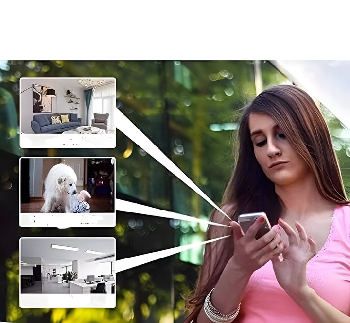 Draadloze 1080p beveiligingscamera met nachtzicht en app