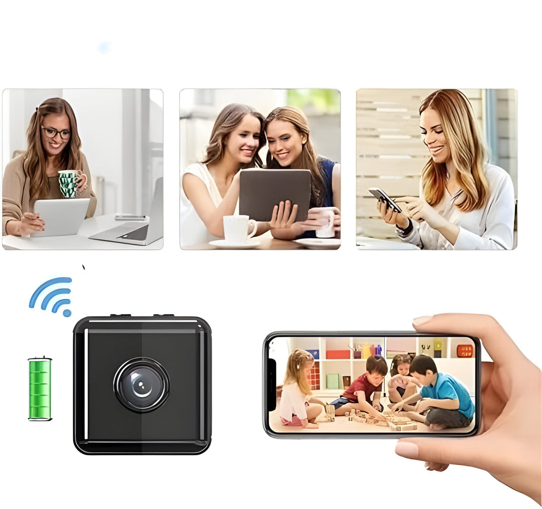 Draadloze 1080p beveiligingscamera met nachtzicht en app
