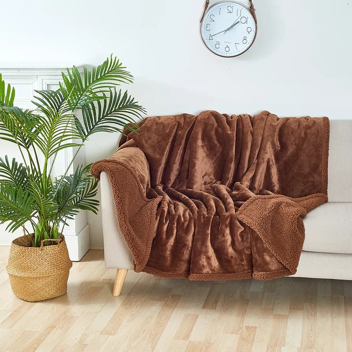 Waterdichte omkeerbare plaid voor bank en bed
