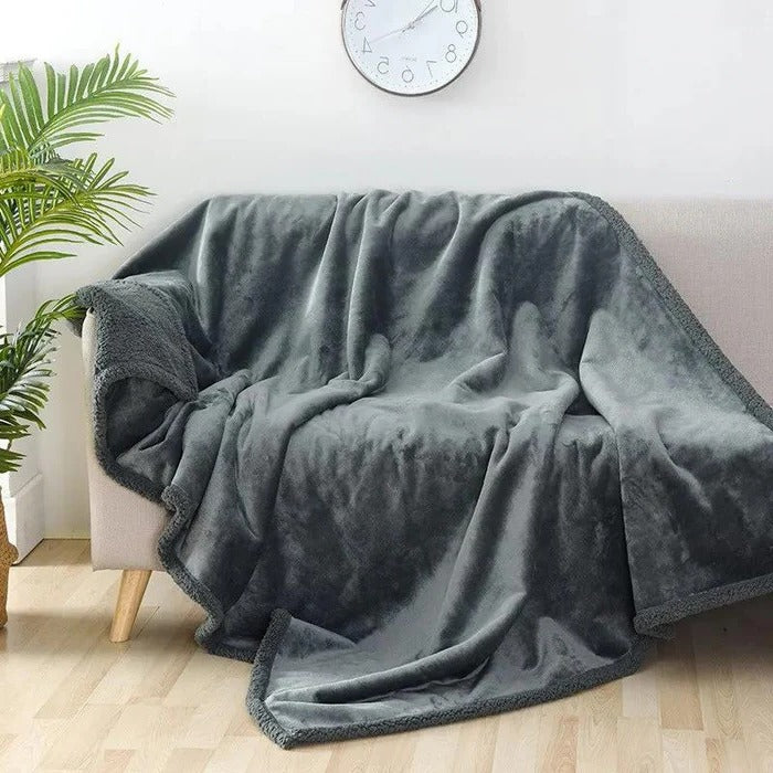 Waterdichte omkeerbare plaid voor bank en bed