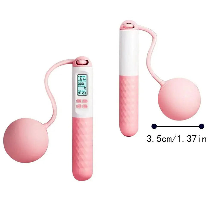 Hollevo™ Draadloos springtouw met gewichten en digitale teller