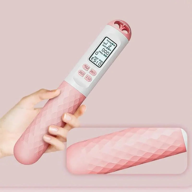 Hollevo™ Draadloos springtouw met gewichten en digitale teller