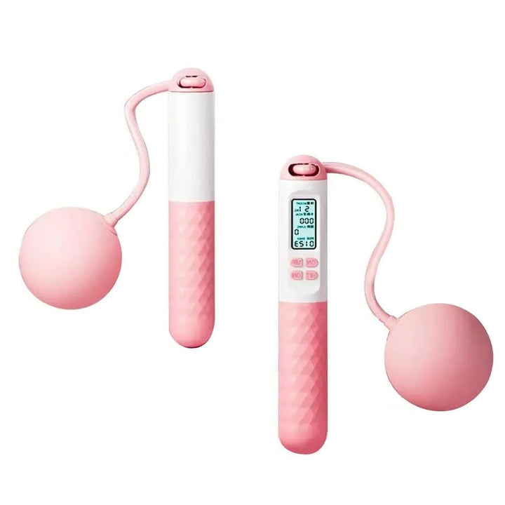 Hollevo™ Draadloos springtouw met gewichten en digitale teller