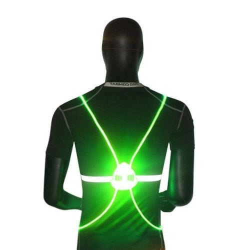 Reflecterend hardloopvest met led en 360° zichtbaarheid