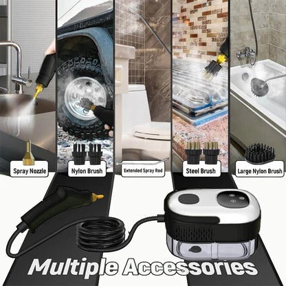 Hollevo™ Handheld stoomreiniger met hoge druk en 6 standen