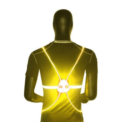 Reflecterend hardloopvest met led en 360° zichtbaarheid