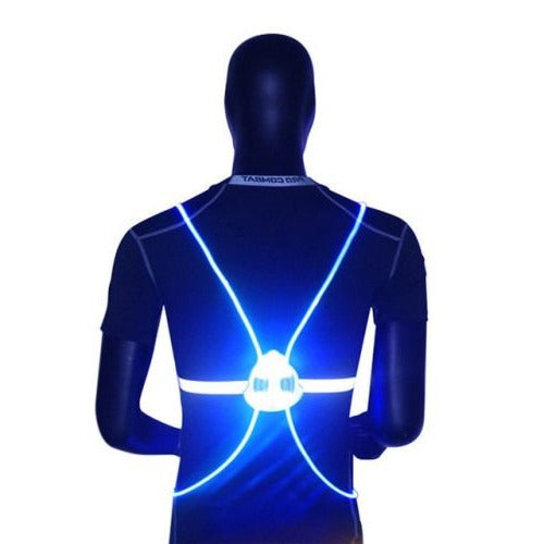 Reflecterend hardloopvest met led en 360° zichtbaarheid
