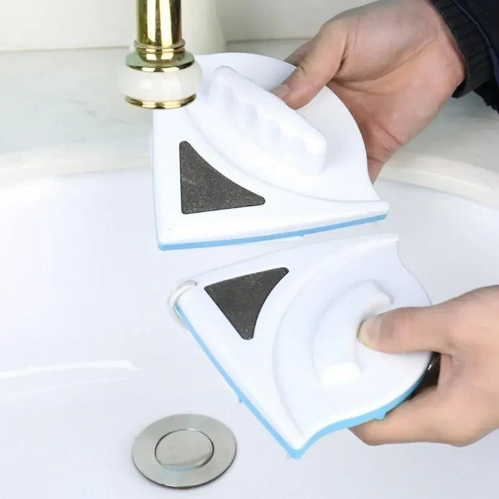Hollevo™ Dubbelzijdige magnetische raamreiniger voor lastige ramen