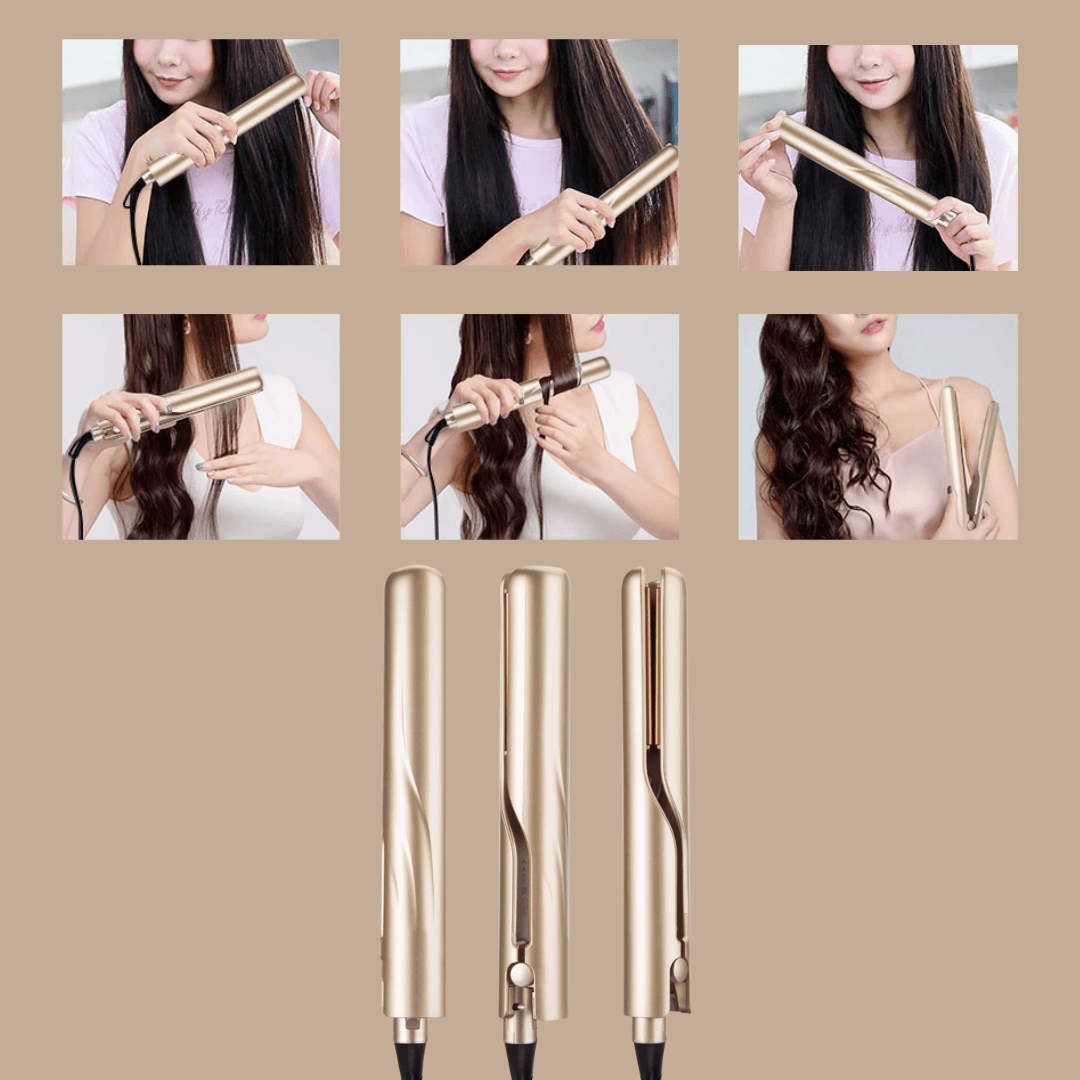 Hairstyler 2-in-1 voor salonwaardig haar, gewoon thuis