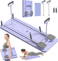 Hollevo™ Inklapbaar pilates reformer board met elastieken en timer