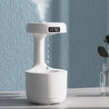 Hollevo™ Mini luchtbevochtiger met water dat omhoog lijkt te stromen