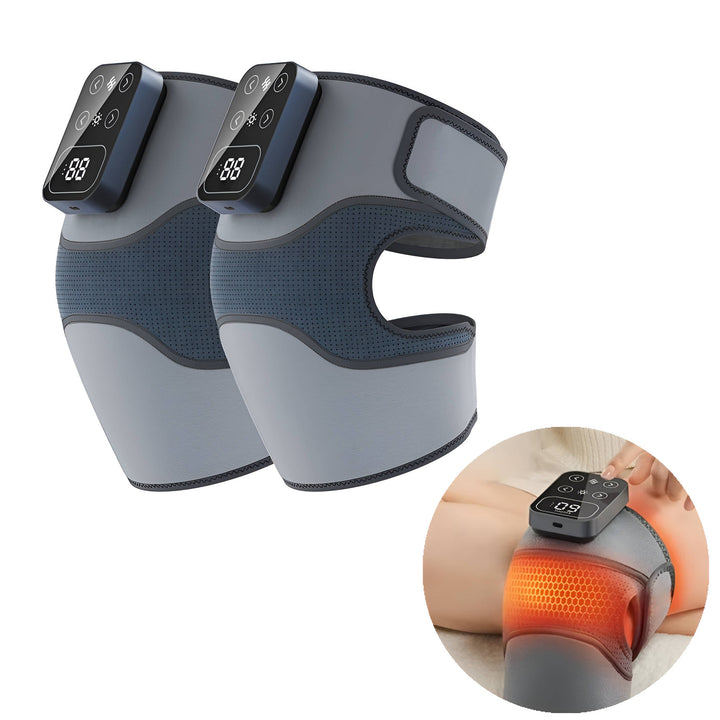 Hollevo™ Draadloze kniemassager met warmte en vibratie