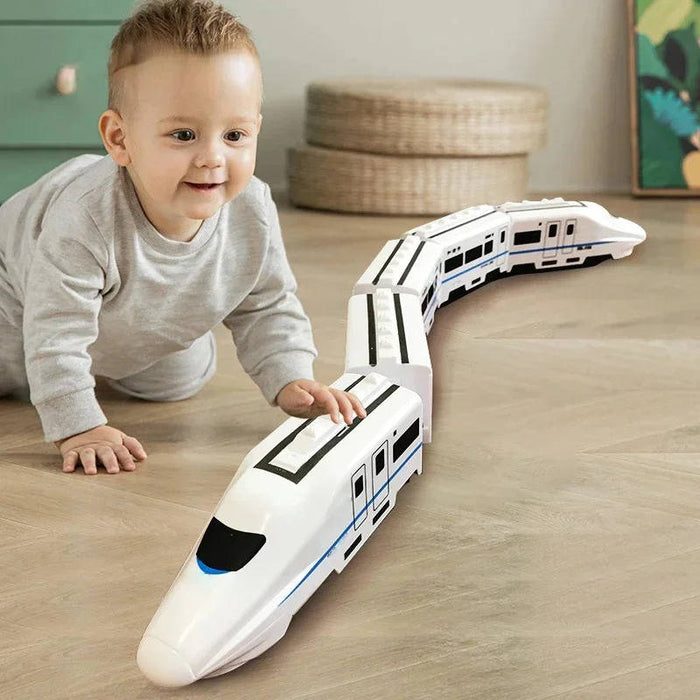 Hollevo™ Speelgoedtrein voor peuters met licht, geluid en 360° draaien