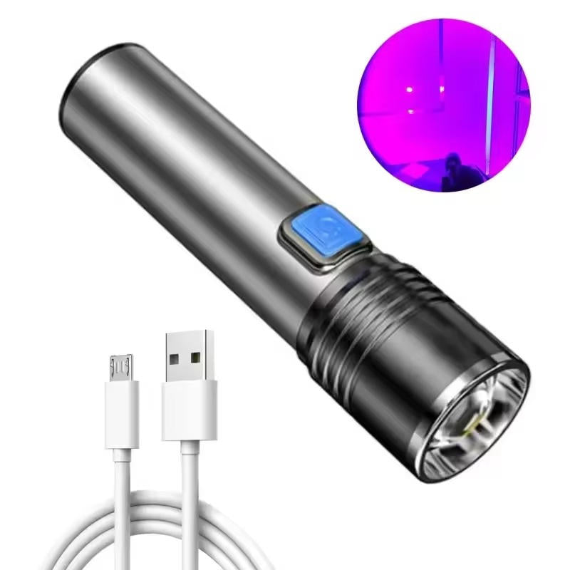 UV-zaklamp 395 nm met zoom om plasvlekken van huisdieren te vinden