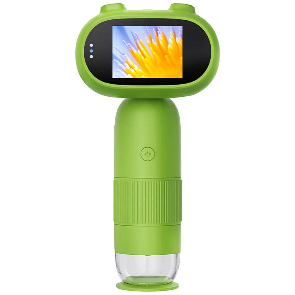 Handmicroscoop voor kinderen met scherm en 100x vergroting