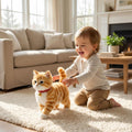 Hollevo™ Lopende en miauwende pluche robotkat voor kinderen