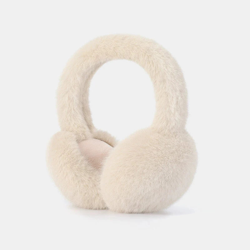 Luxe pluche oorwarmers – zacht en opvouwbaar
