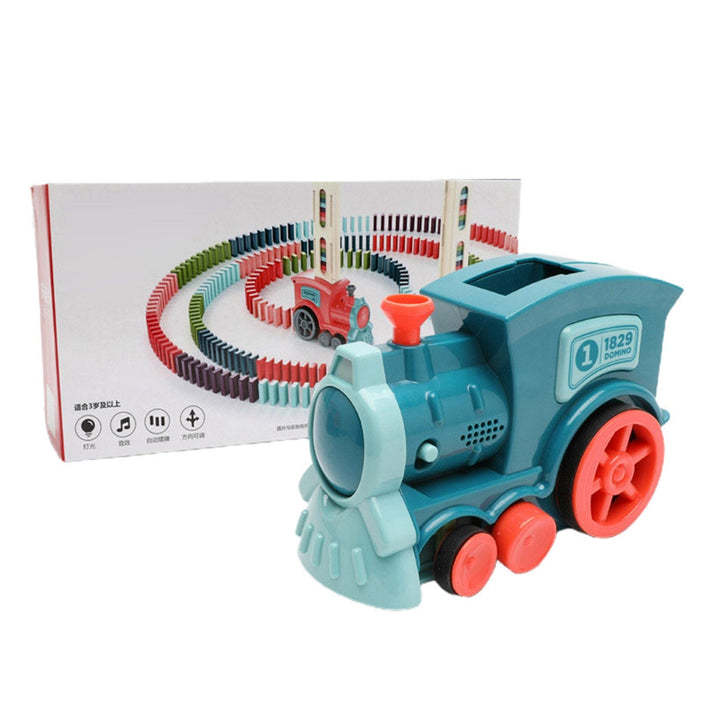 Hollevo™ Elektrische dominotrein die de stenen automatisch neerzet