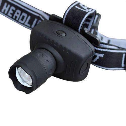 Mini LED zoomfunctie hoofdlamp – zoomfunctie hoofd zaklamp licht fiets rijden lamp voor kamperen