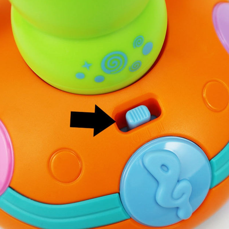 Dansend sensorisch babyspeelgoed met lichtjes en melodietjes