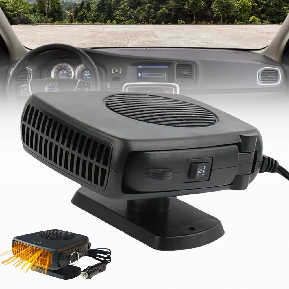 12V autokachelventilator – 150W/300W draagbare keramische autokachel voor snel ontdooien &amp; verwarmen