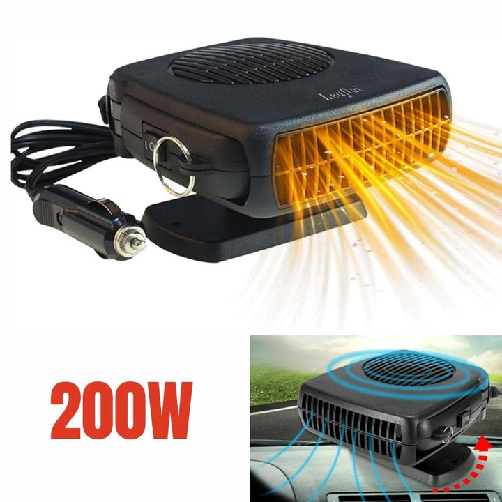 12V autokachelventilator – 150W/300W draagbare keramische autokachel voor snel ontdooien &amp; verwarmen