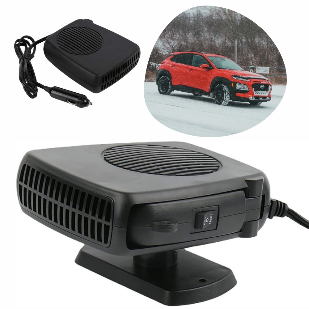 12V autokachelventilator – 150W/300W draagbare keramische autokachel voor snel ontdooien &amp; verwarmen