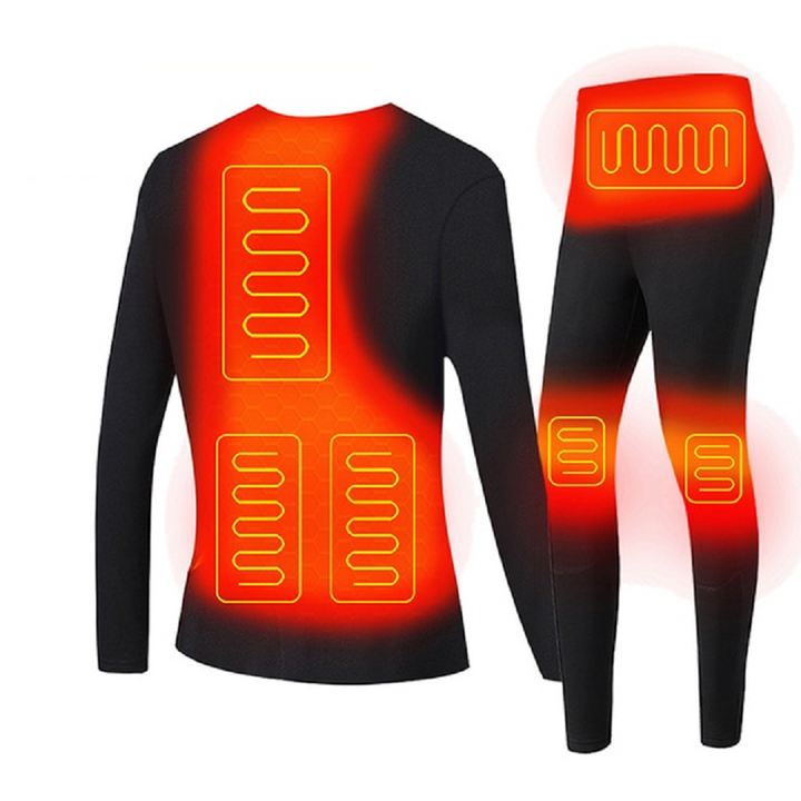 Hollevo™ Verwarmd thermisch ondergoed met USB en platte naden