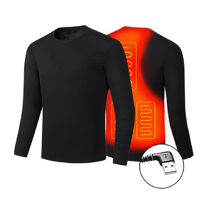 Hollevo™ Verwarmd thermisch ondergoed met USB en platte naden