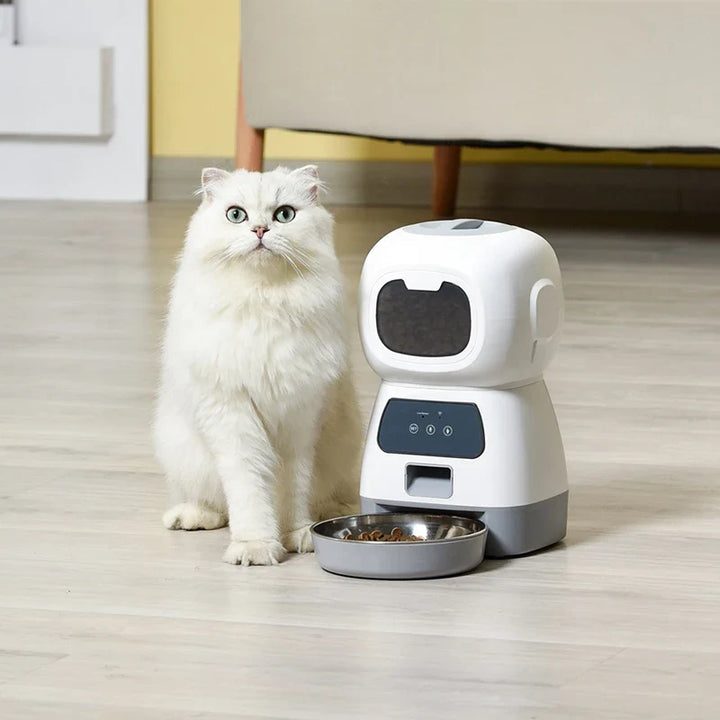 Hollevo™ Automatische voerautomaat met spraakopname voor kat en hond
