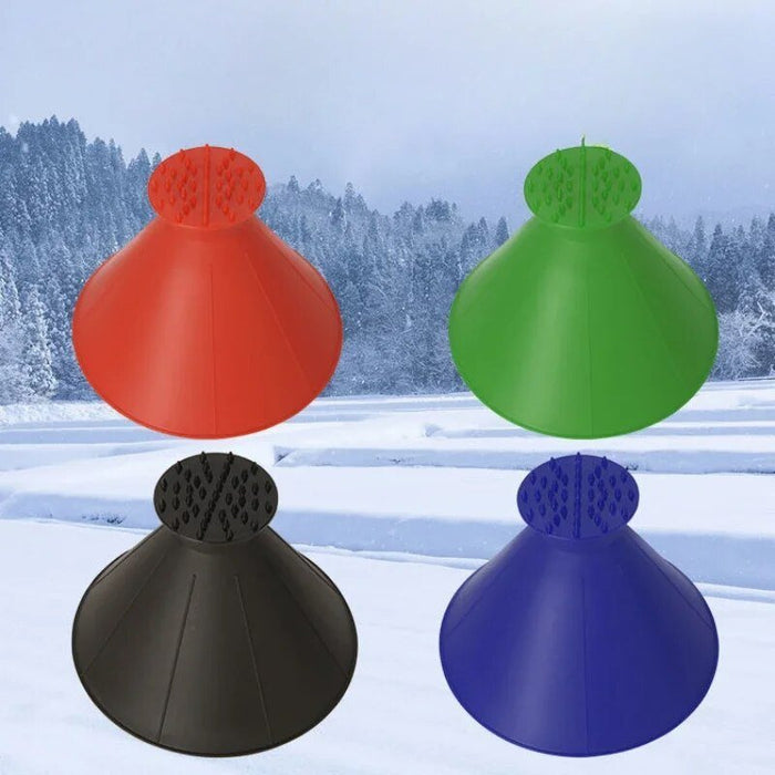 Hollevo™ Ergonomische ijskrabber die rijp twee keer zo snel weghaalt