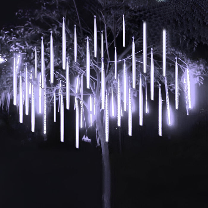 Hollevo™ Led-lichtslingers met vallende-sneeuweffect, set van 8