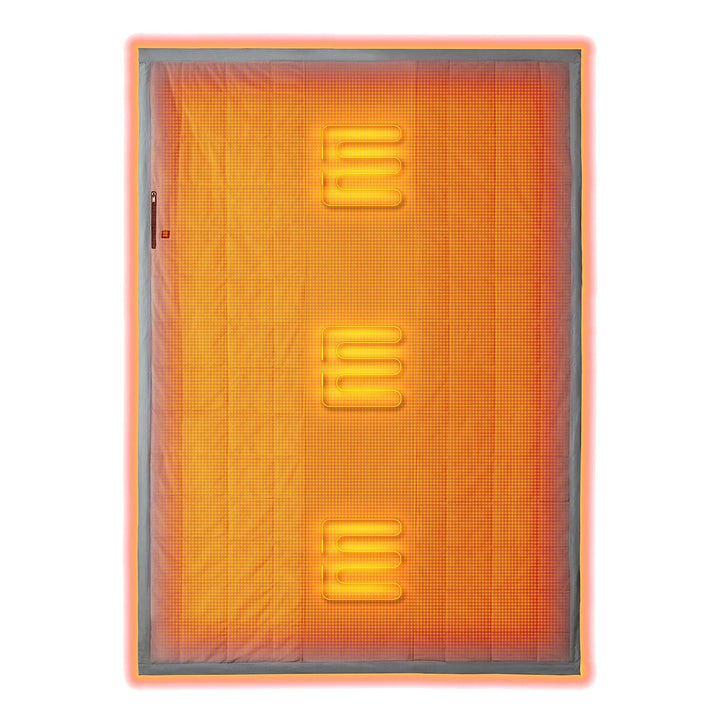 Hollevo™ Warmtedeken op accu met 3 zones en tot 10 uur warmte