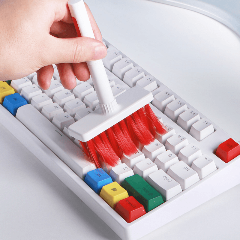 5-in-1 schoonmaakset voor toetsenbord en oordopjes met keycap-trekker