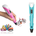Hollevo™ 3D-pen voor kinderen met starterset PLA-filament