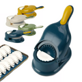 Hollevo™ Dumplingvorm 2-in-1 met deegpers voor perfecte randjes