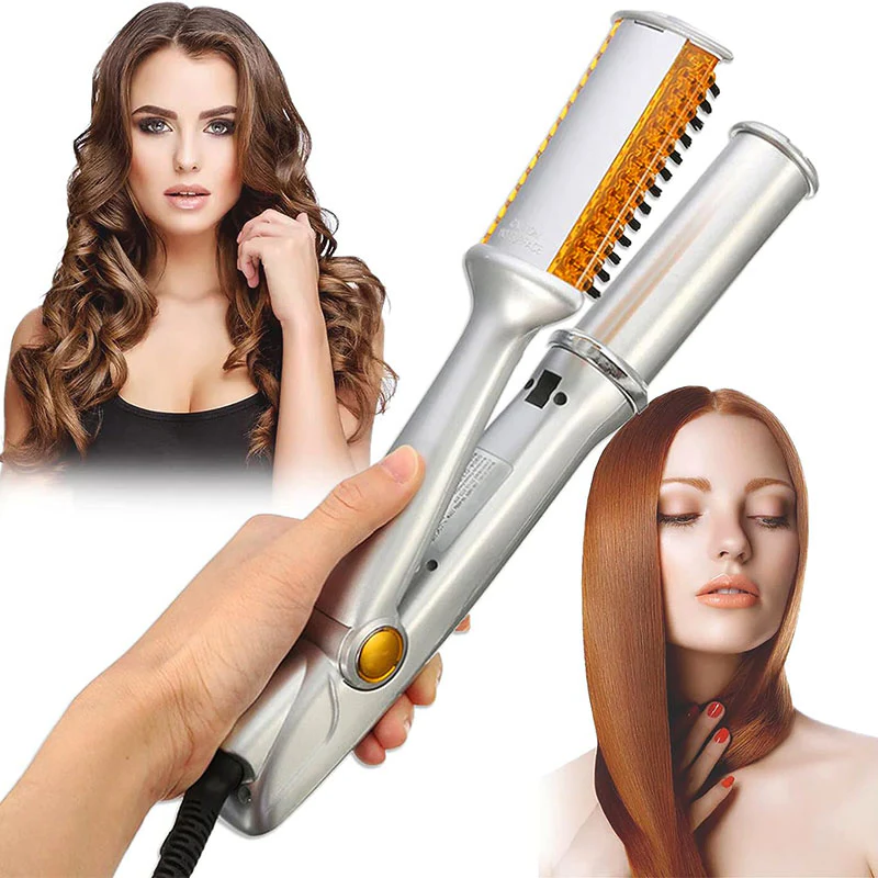 Hollevo™ Roterende föhnborstel 2-in-1 voor golven en steil haar