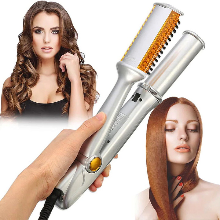 Hollevo™ Roterende föhnborstel 2-in-1 voor golven en steil haar