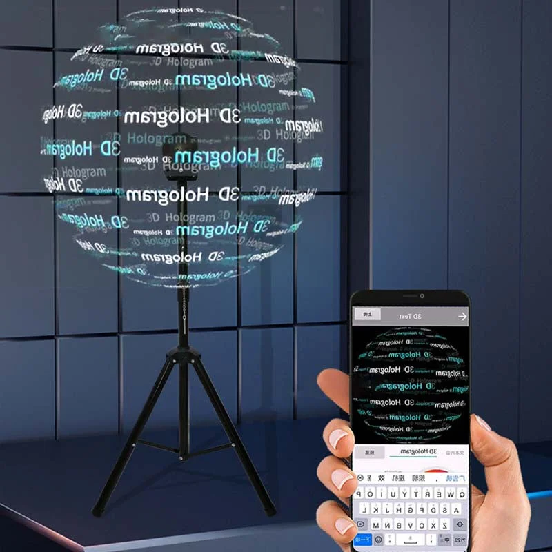 Hollevo™ 3D-hologram ledventilator met instelbare helderheid