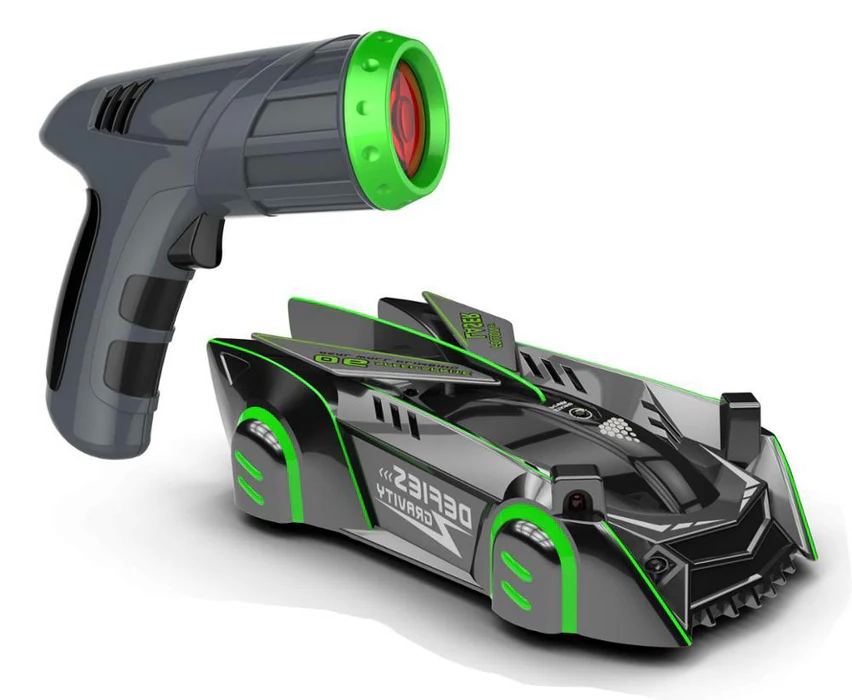 Muurklimmende RC auto met laserbesturing voor muur en plafond