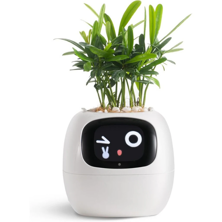 Slimme plantenpot met zelfbewatering en bodemsensor